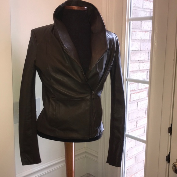 CUSP LEATHER JACKET BY NEUMAN MARCUS - Picture 1 of 8